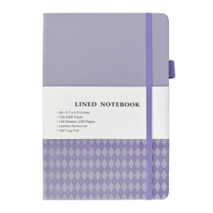 GBF1026  A5  DIAMOND PATTERN  LINED NOTEBOOK