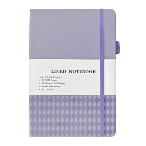 GBF1026  A5  DIAMOND PATTERN  LINED NOTEBOOK