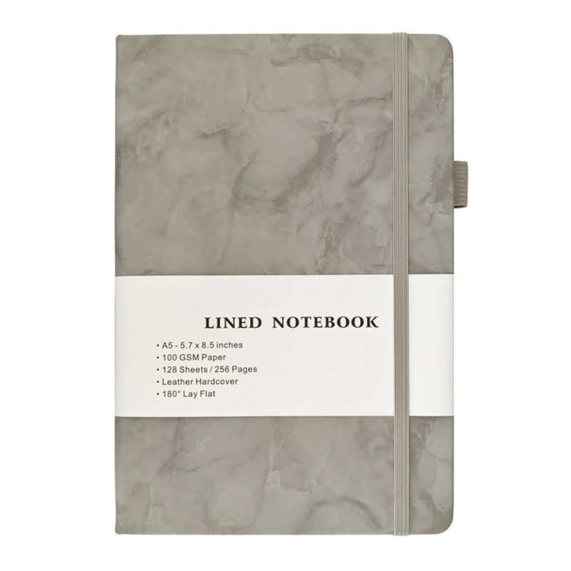 GBF1023  A5  MARBLE-PATTERNED  LINED NOTEBOOK