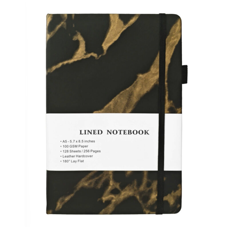 GBF1023  A5  MARBLE-PATTERNED  LINED NOTEBOOK