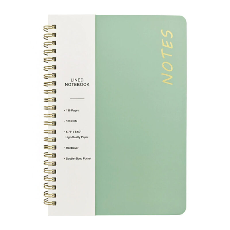 GBF1033  A5  SPIRAL RING  LINED NOTEBOOK