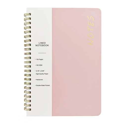GBF1033  A5  SPIRAL RING  LINED NOTEBOOK