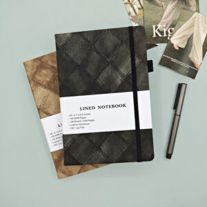 GBF1027  A5  DENIM TEXTURE  LINED NOTEBOOK