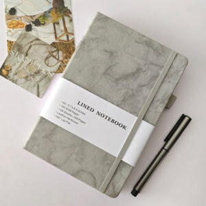 GBF1023  A5  MARBLE-PATTERNED  LINED NOTEBOOK