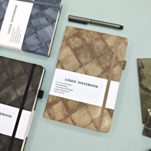 GBF1027  A5  DENIM TEXTURE  LINED NOTEBOOK