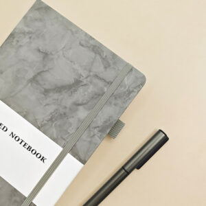 GBF1023  A5  MARBLE-PATTERNED  LINED NOTEBOOK
