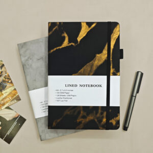 GBF1023  A5  MARBLE-PATTERNED  LINED NOTEBOOK