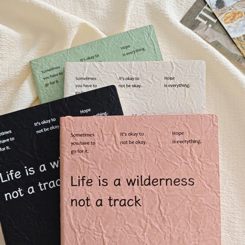 GBF1031  A5  WRINKLED  LINED NOTEBOOK