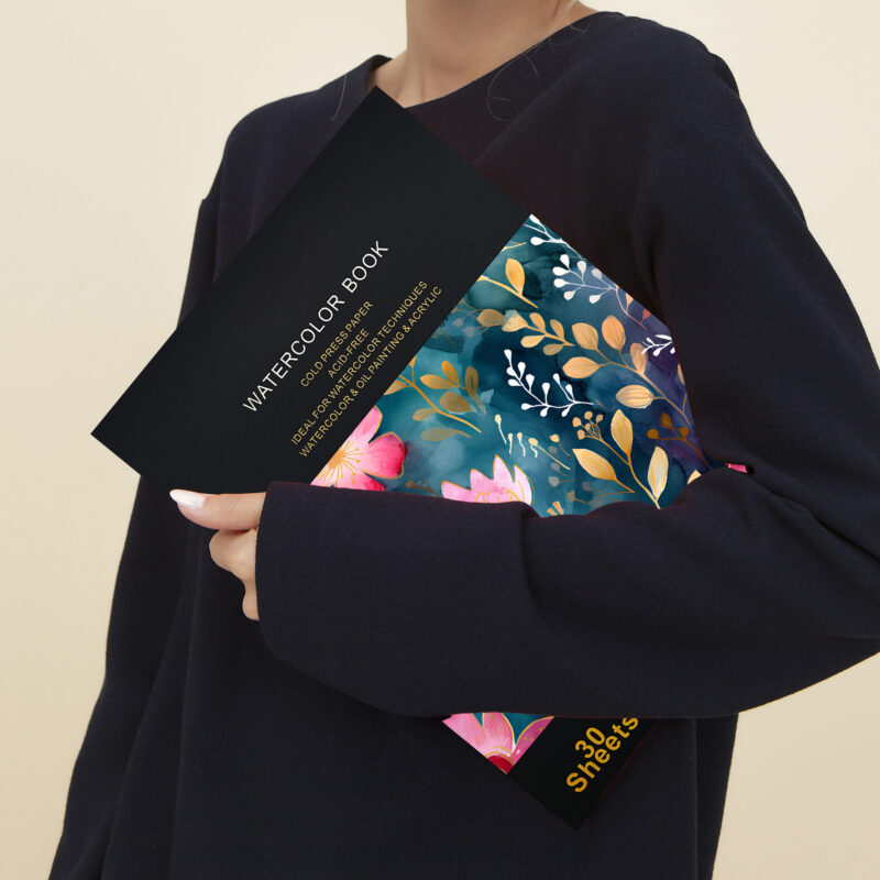 GBF1048  A4  BLANK WATERCOLOR BOOK