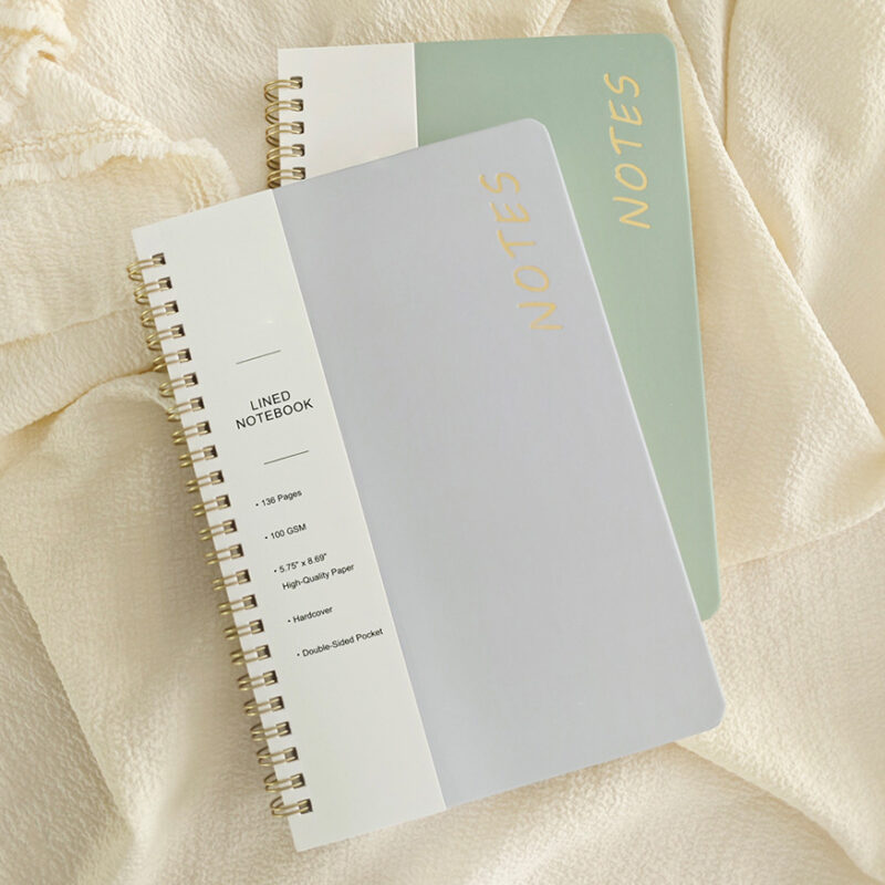 GBF1033  A5  SPIRAL RING  LINED NOTEBOOK