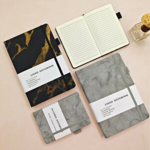GBF1023  A5  MARBLE-PATTERNED  LINED NOTEBOOK