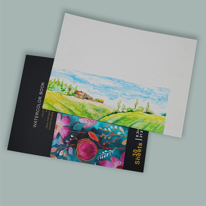 GBF1049  A5  BLANK  WATERCOLOR BOOK