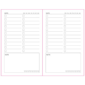 GBF1037  A5  UNDATED  LINED PLANNER