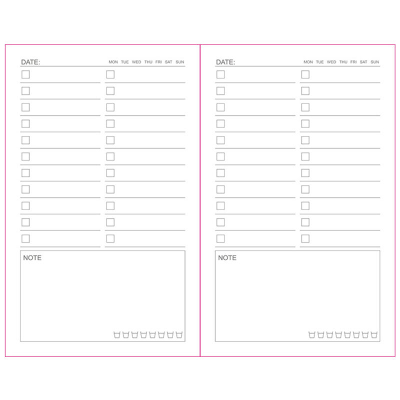GBF1037  A5  UNDATED  LINED PLANNER