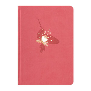 GBF2024 A5  FLOWER AND BIRD DOT GRID NOTEBOOK