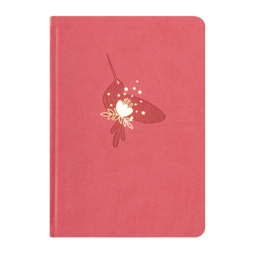 GBF2024 A5  FLOWER AND BIRD DOT GRID NOTEBOOK
