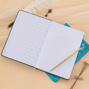 GBF2019 A5 PLUM FLOWER DOT GRID NOTEBOOK