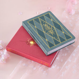 GBF2024 A5  FLOWER AND BIRD DOT GRID NOTEBOOK