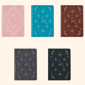 GBF2019 A5 PLUM FLOWER DOT GRID NOTEBOOK