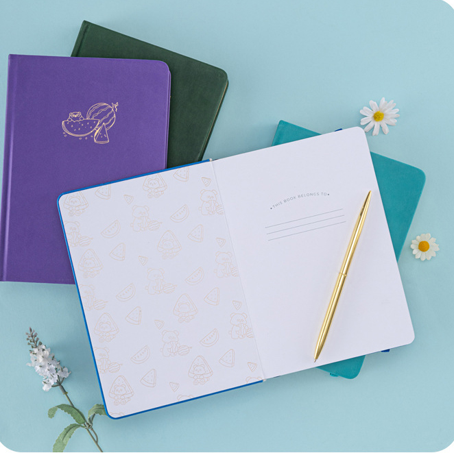 GBF2049 A5 WATERMELON DOT GRID NOTEBOOK