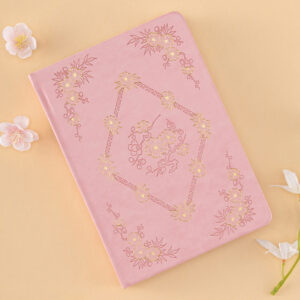 GBF2019 A5 PLUM FLOWER DOT GRID NOTEBOOK