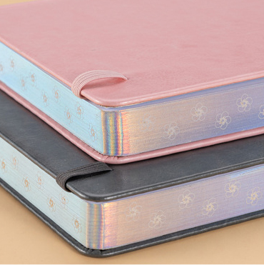 GBF2019 A5 PLUM FLOWER DOT GRID NOTEBOOK
