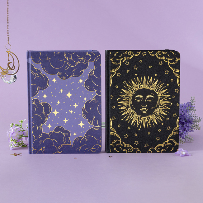 GBF2018 A5 DAY AND NIGHT DOT GRID NOTEBOOK