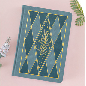 GBF2024 A5  FLOWER AND BIRD DOT GRID NOTEBOOK